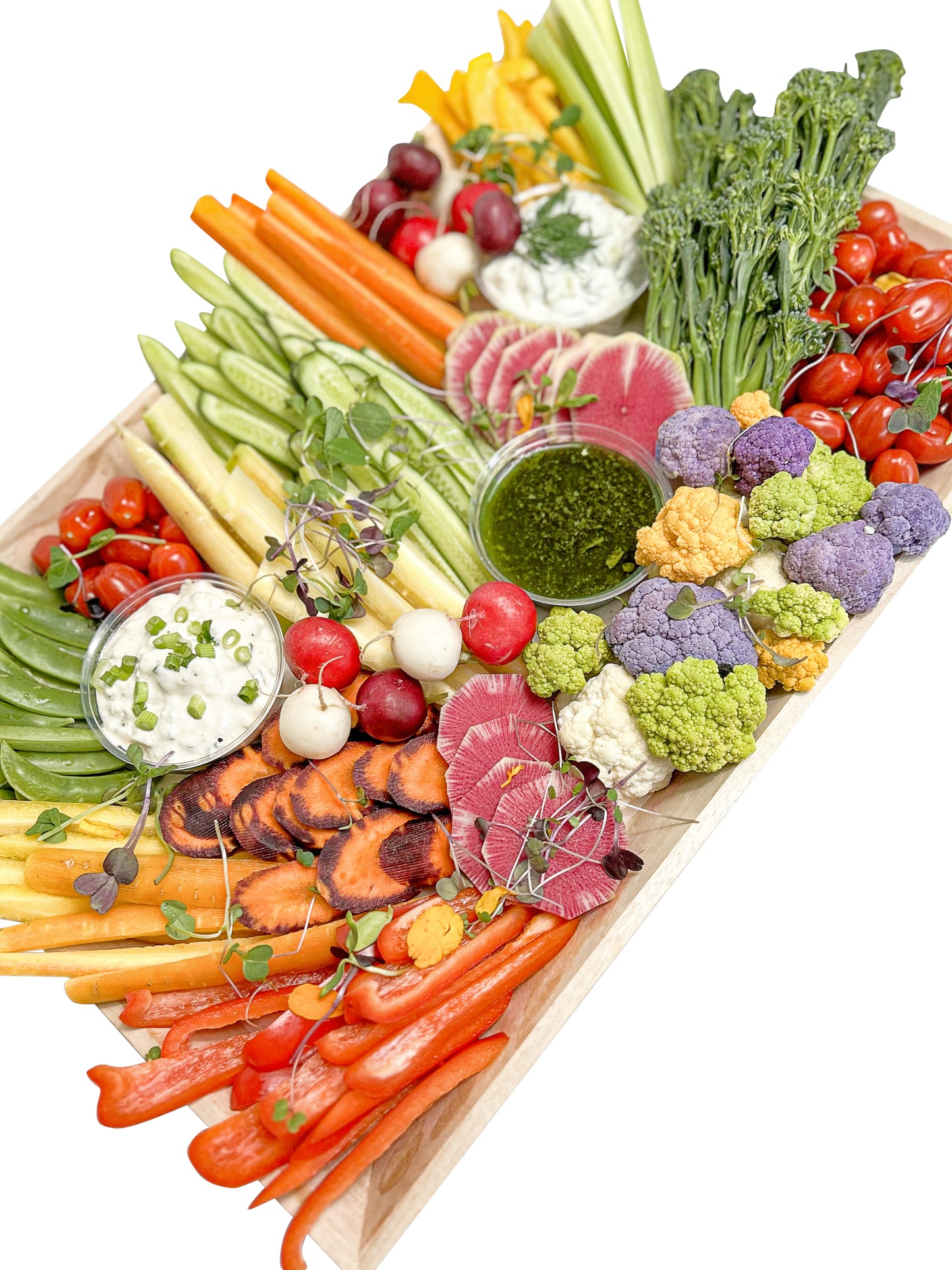 Medium Fresh Seasonal Vegetable Platter ( Serves 10-15)