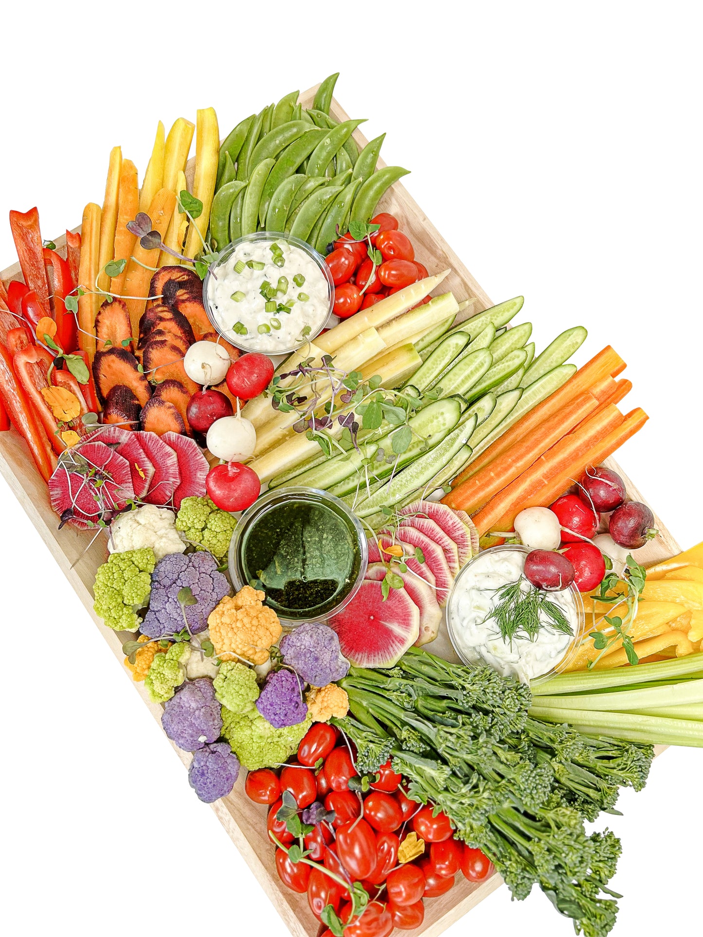 Medium Fresh Seasonal Vegetable Platter ( Serves 10-15)