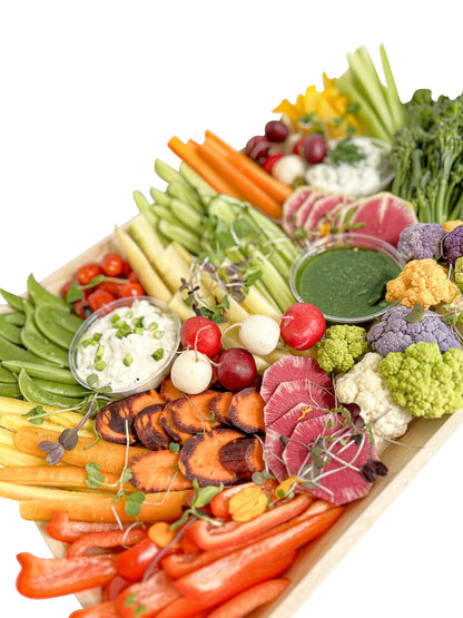 Medium Fresh Seasonal Vegetable Platter ( Serves 10-15)