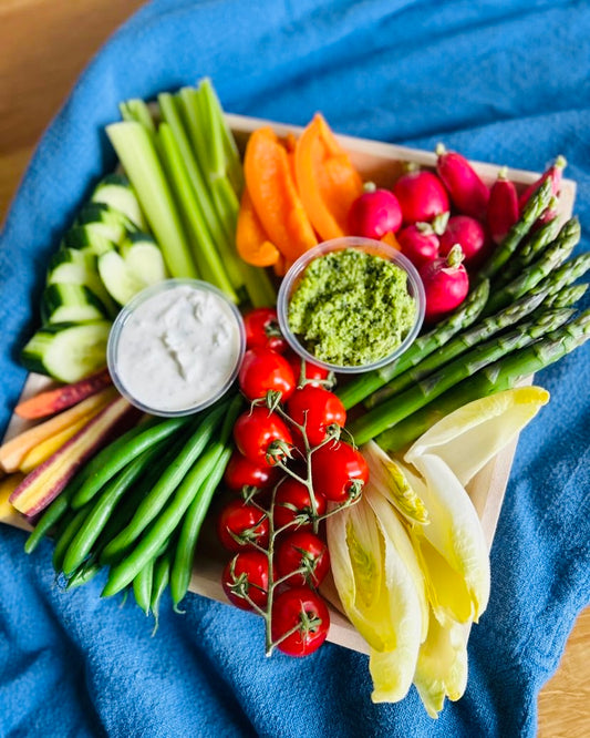 Small Fresh Seasonal Vegetable Platter ( Serves 2-4)